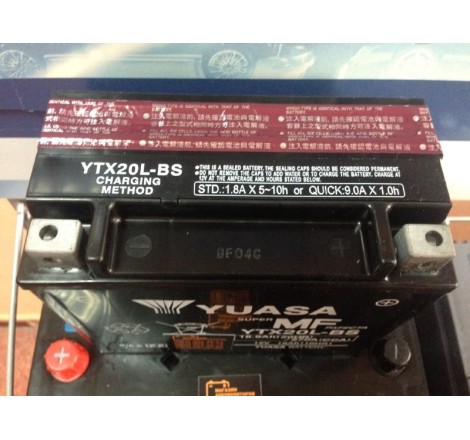 YUASA YTX20L-BS 18.9Ah 310A