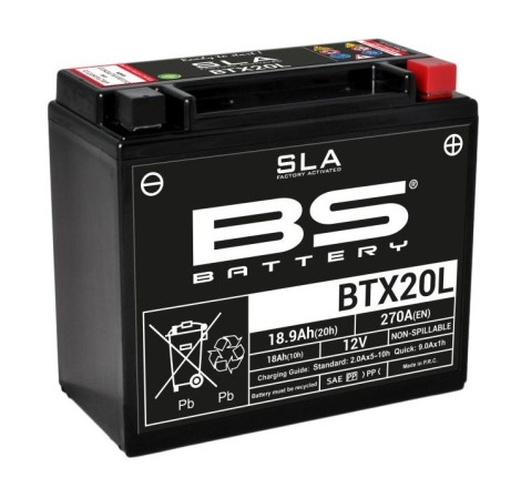 BS BTX20L 18Ah 270A