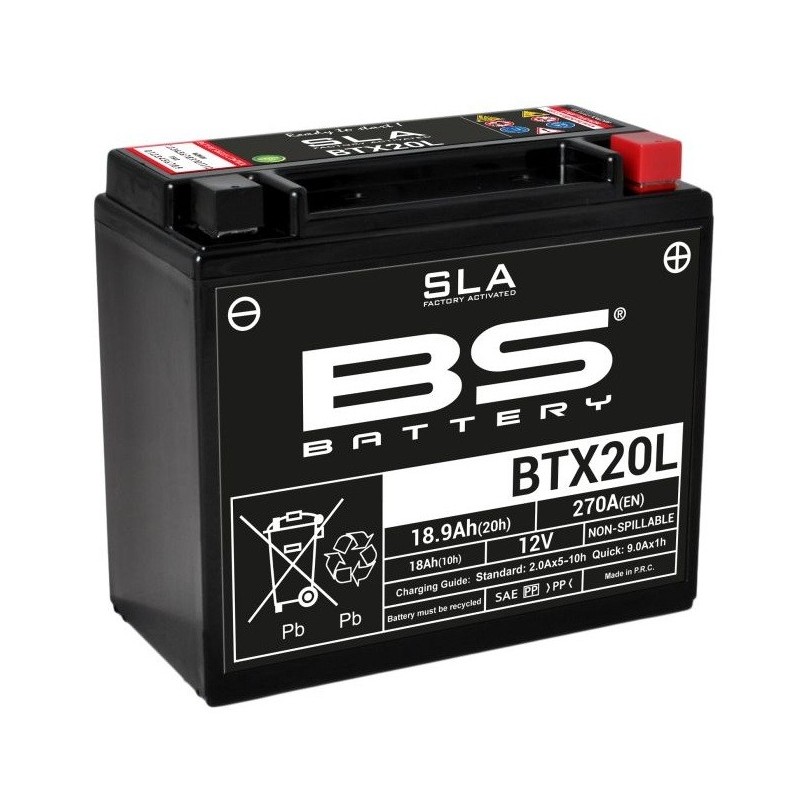 BS BTX20L 18Ah 270A