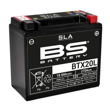 BS BTX20L 18Ah 270A