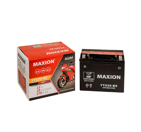 MAXION YTX20-BS 12v 18AH 270A