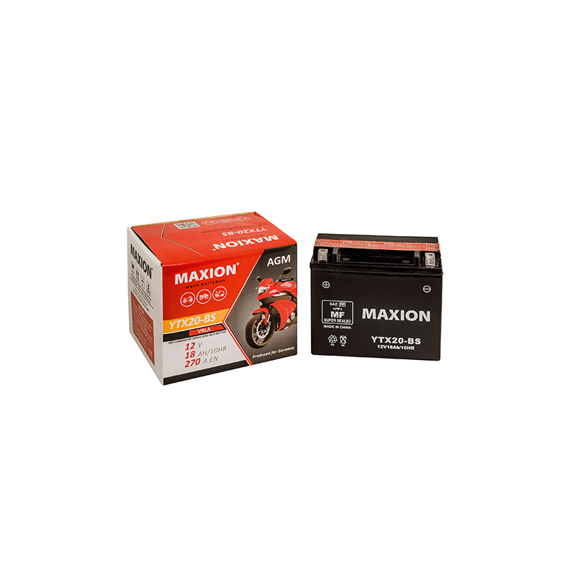 MAXION YTX20-BS 12v 18AH 270A