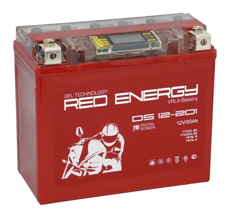 Red Energy GEL RE 12-201 YTX20L-BS 20Ah 270A