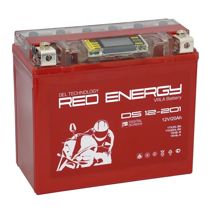 Red Energy GEL RE 12-201 YTX20L-BS 20Ah 270A