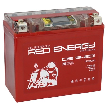 Red Energy GEL RE 12-201 YTX20L-BS 20Ah 270A