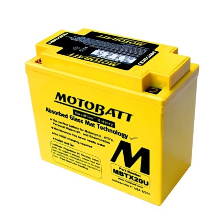 MOTOBATT MBTX20U AGM 12v 21Ah 310A