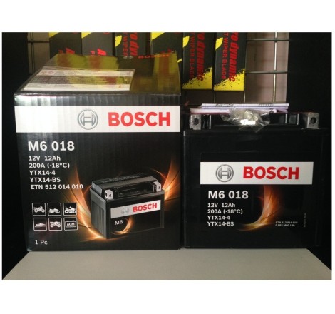 Bosch M6 018 YTX14-BS 512 014 010 12Ah 200A