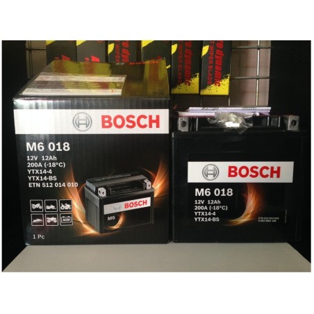 Bosch M6 018 YTX14-BS 512 014 010 12Ah 200A