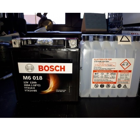 Bosch M6 018 YTX14-BS 512 014 010 12Ah 200A