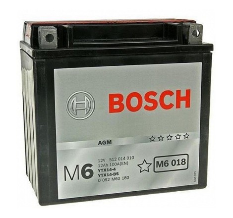 Bosch M6 018 YTX14-BS 512 014 010 12Ah 200A