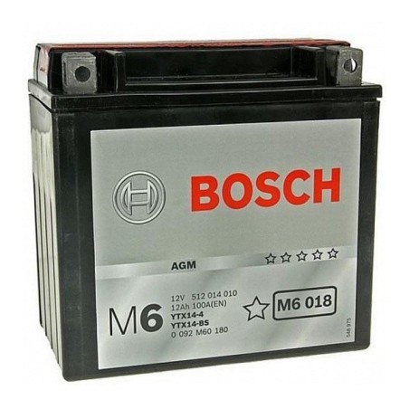 Bosch M6 018 YTX14-BS 512 014 010 12Ah 200A