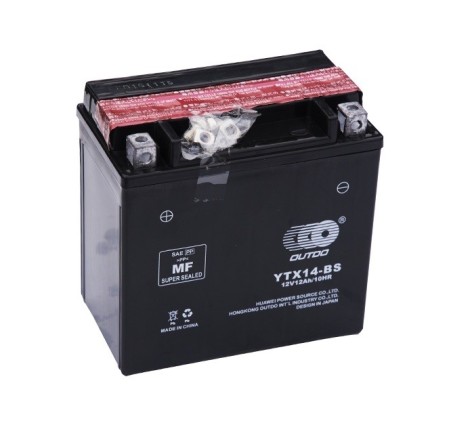 OUTDO YTX14-BS 12v 12Ah 200A