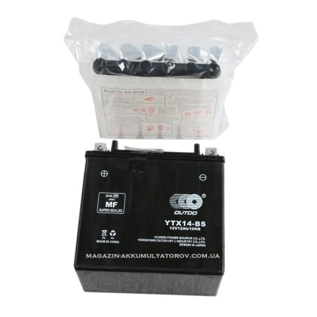 OUTDO YTX14-BS 12v 12Ah 200A