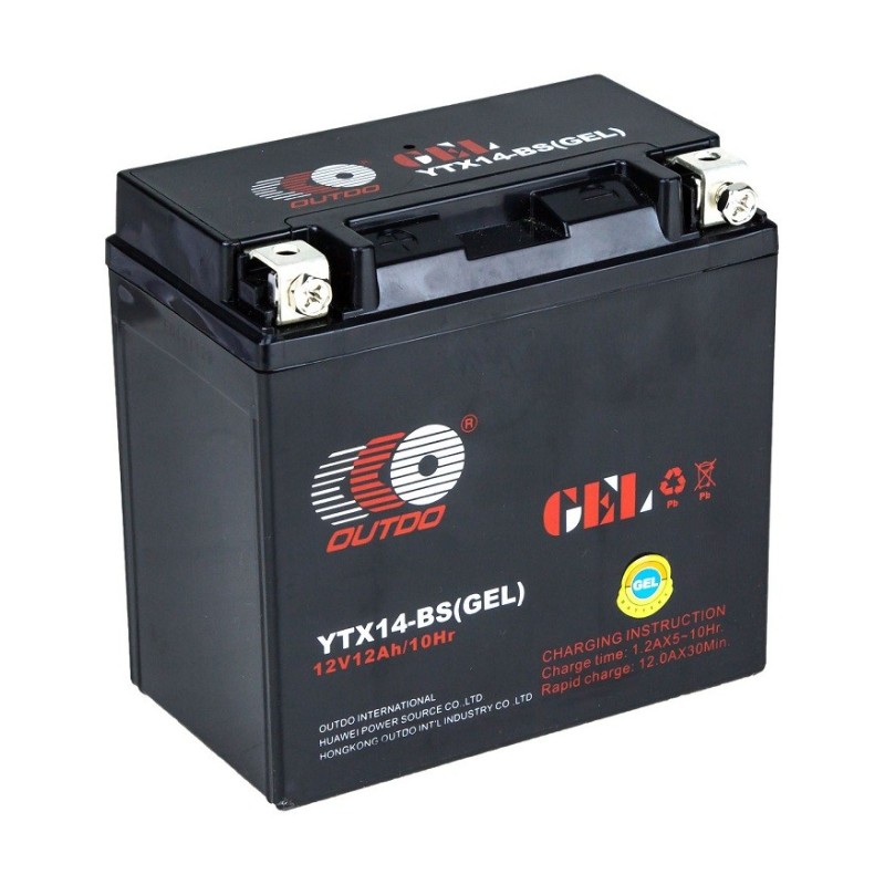 OUTDO GEL YTX14-BS 12Ah 200A