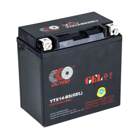 OUTDO GEL YTX14-BS 12Ah 200A