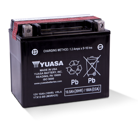 YUASA YTX12-BS 12v 10Ah 180A