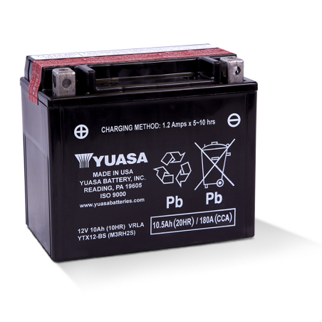 YUASA YTX12-BS 12v 10Ah 180A