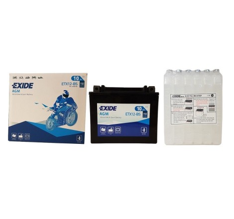 EXIDE AGM ETX12-BS 12v 10Ah 150A Оригінал