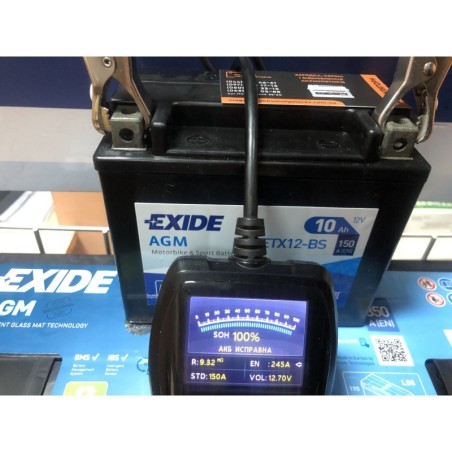 EXIDE AGM ETX12-BS 12v 10Ah 150A Оригінал