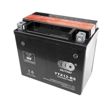 OUTDO YTX12-BS 12v 10Ah 150A