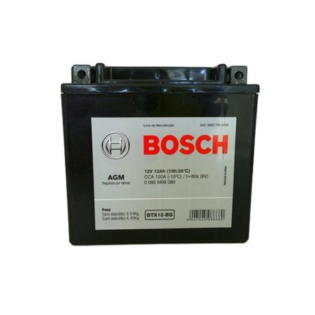 Bosch btx12-bs 12v 10Ah 150A