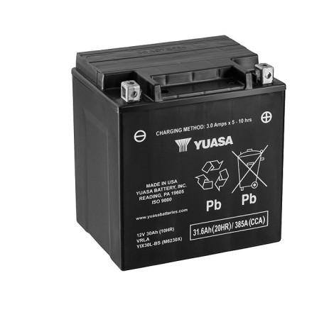 YUASA YIX30L-BS 12V 30AH 385A