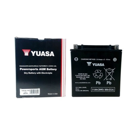 YUASA YIX30L-BS 12V 30AH 385A