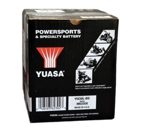 YUASA YIX30L-BS 12V 30AH 385A
