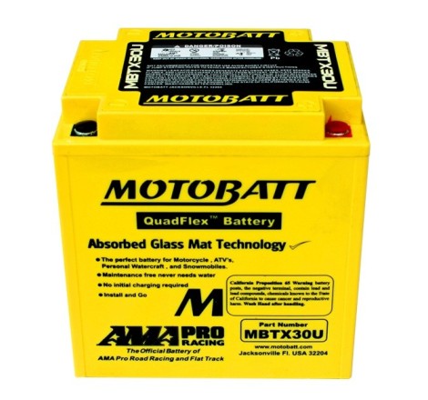 MOTOBATT MBTX30U 12v 32Ah 385A