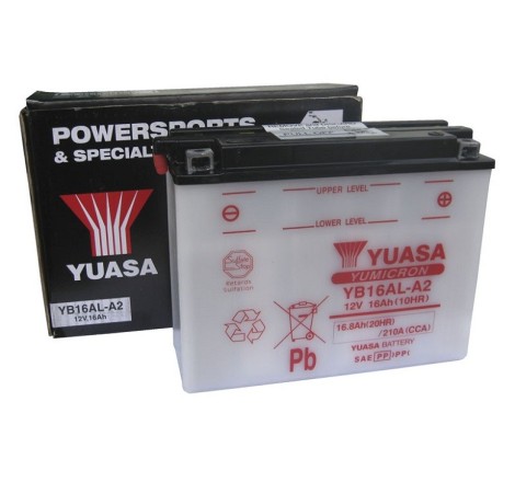 YUASA YB16AL-A2 12v 16Ah 210A