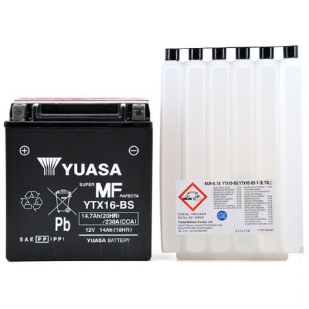 YUASA YTX16-BS 12v 14Ah 230A
