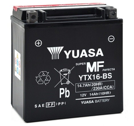 YUASA YTX16-BS 12v 14Ah 230A