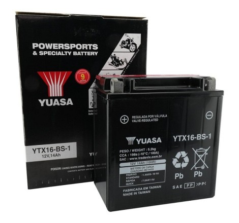 YUASA YTX16-BS-1 12v 14Ah 230A