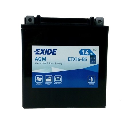 EXIDE ETX16-BS 12v 14Ah 215A