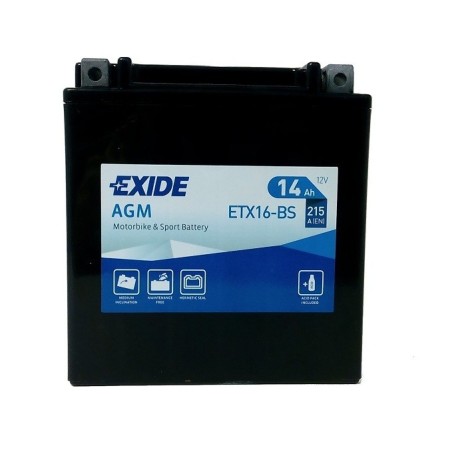 EXIDE ETX16-BS 12v 14Ah 215A
