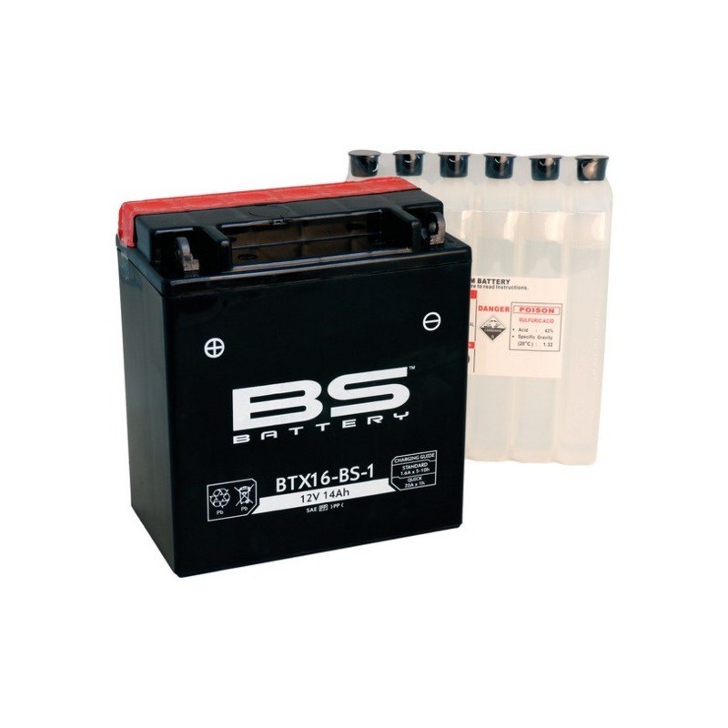 Аккумулятор BS BTX16-BS-1 12v 14Ah 210A