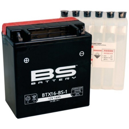 Аккумулятор BS BTX16-BS-1 12v 14Ah 210A
