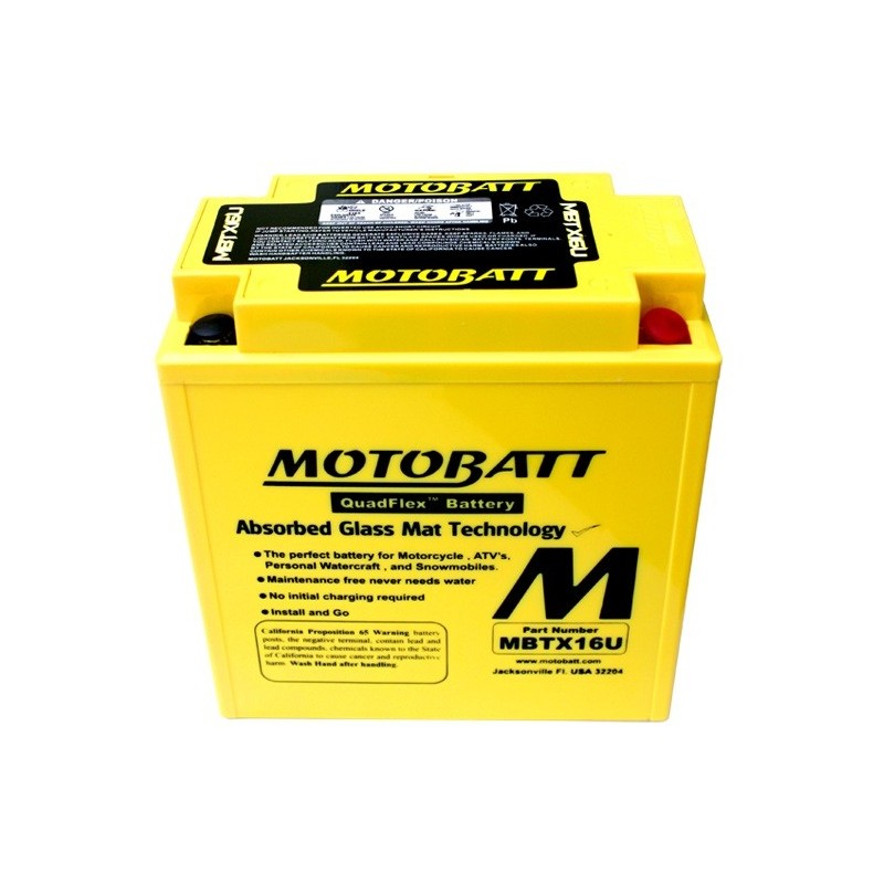 MOTOBATT MBTX16U 12v 19Ah 250A