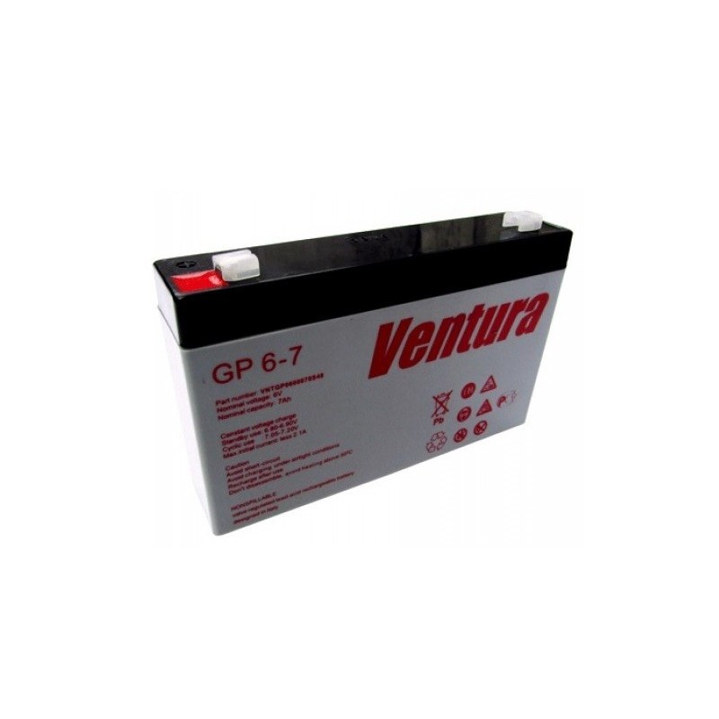 Аккумуляторная батарея Ventura GP 6-7 6v 7Ah
