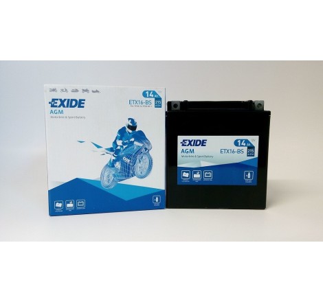Exide ETX16-BS 12v 14Ah 215A