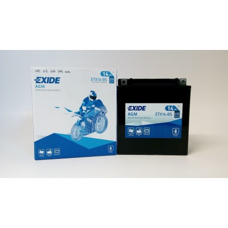 Exide ETX16-BS 12v 14Ah 215A