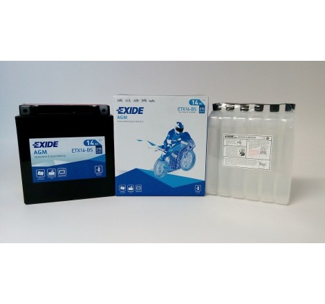 Exide ETX16-BS 12v 14Ah 215A