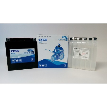 Exide ETX16-BS 12v 14Ah 215A