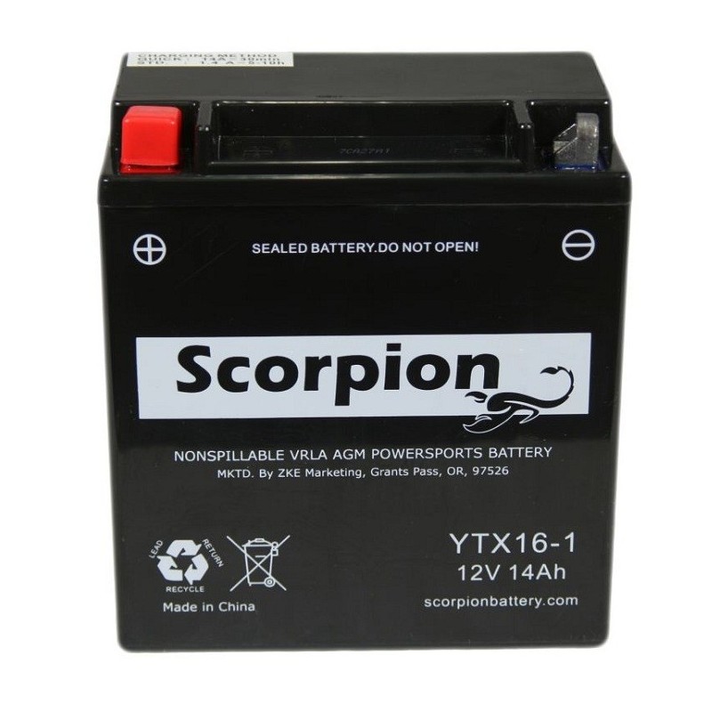 Scorpion YTX16-BS-1 12v 14Ah 215A
