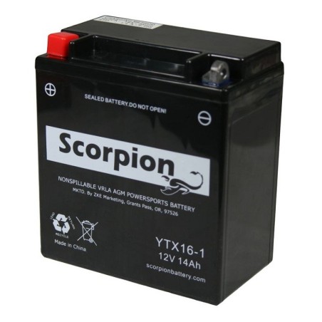 Scorpion YTX16-BS-1 12v 14Ah 215A
