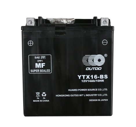 OUTDO MF YTX16-BS 12v 14Ah 215A