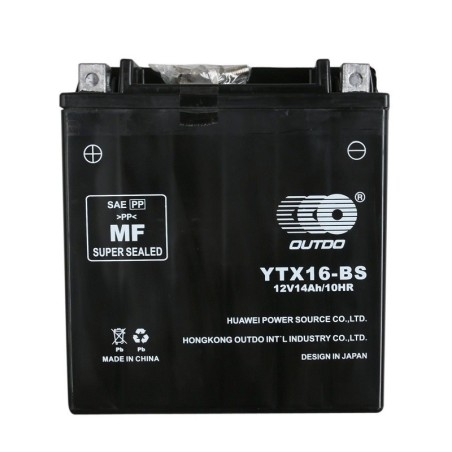 OUTDO MF YTX16-BS 12v 14Ah 215A