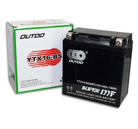 OUTDO GEL YTX16-BS 12v 14Ah 220A