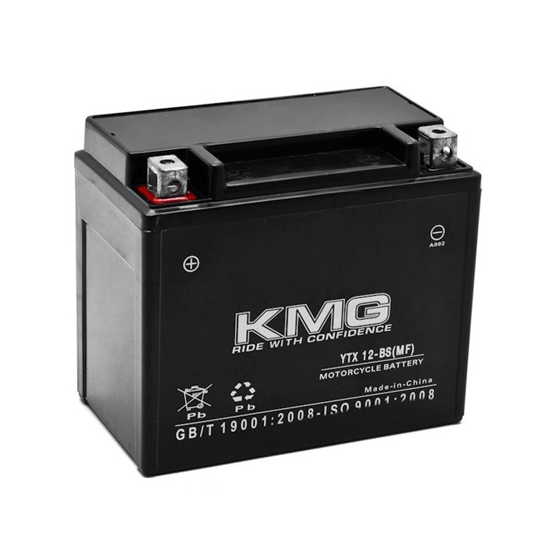Аккумулятор AGM 6CT-10 KMG YTX12-BS 12v 10Ah 150A