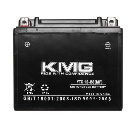 Аккумулятор AGM 6CT-10 KMG YTX12-BS 12v 10Ah 150A